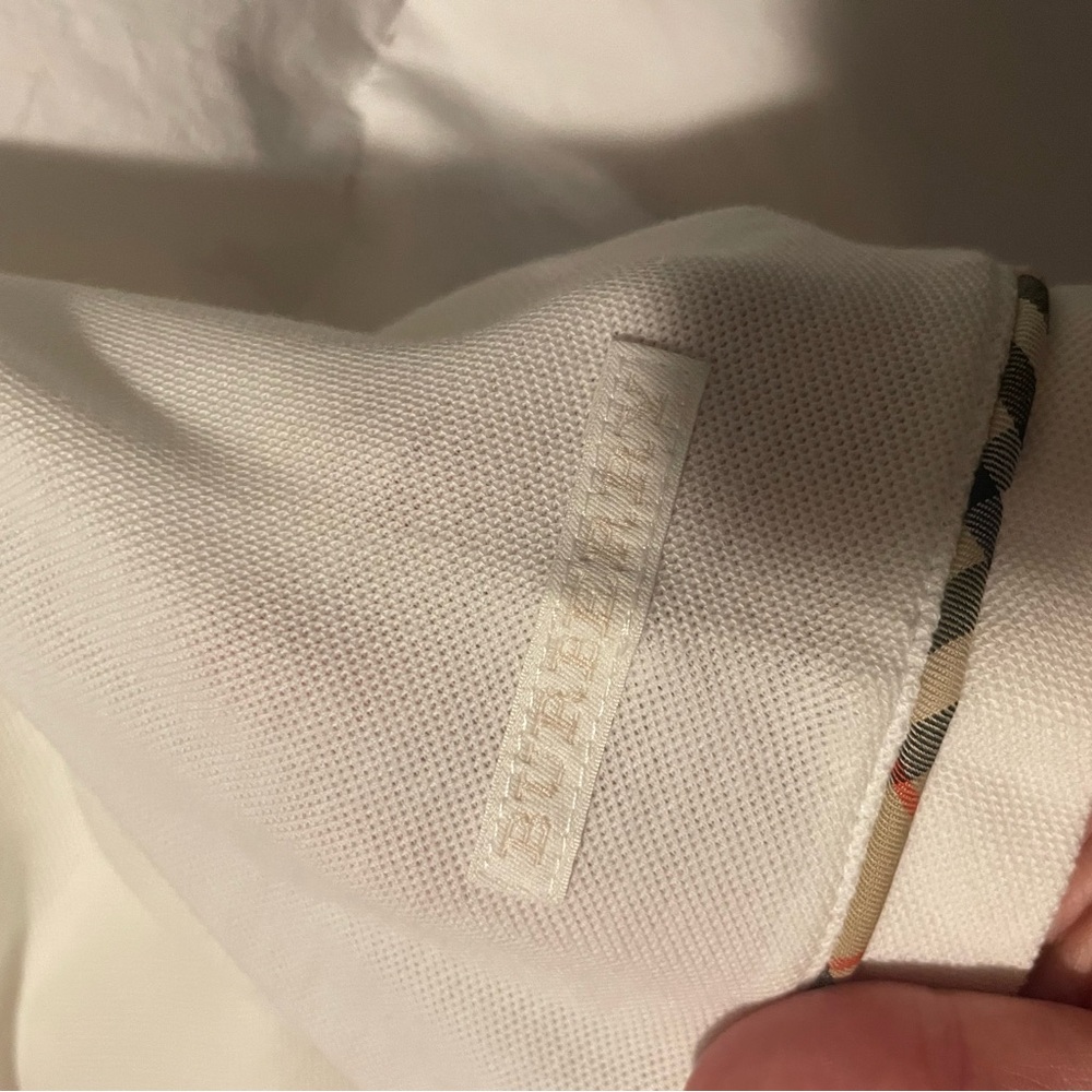 Burberry Golf Women’s Polo Shirt Burberry Check Trim - Picture 4 of 7